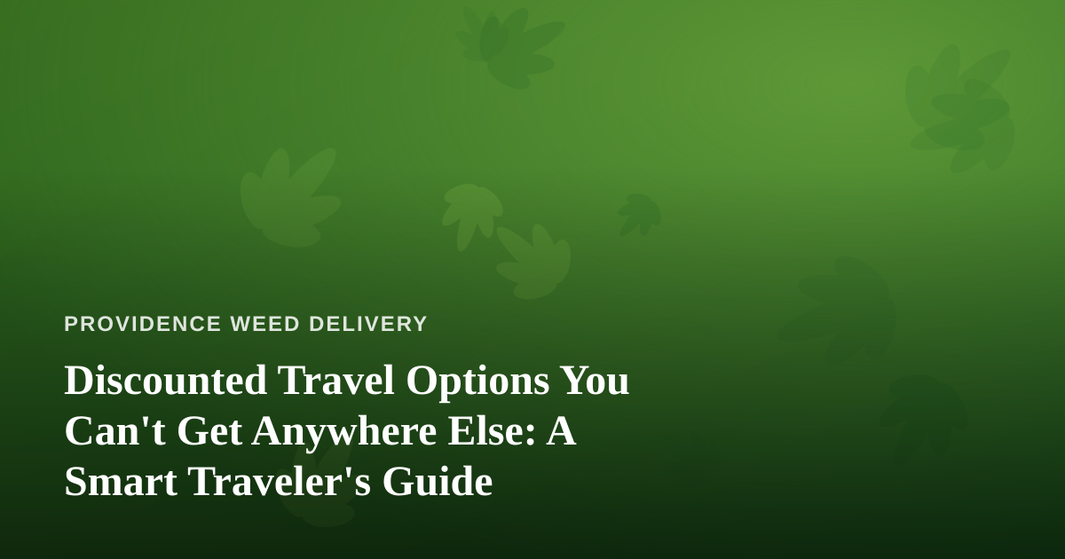 Discounted Travel Options You Can’t Get Anywhere Else: A Smart Traveler’s Guide